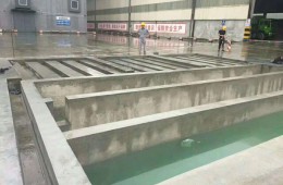 武漢中煙七里廟倉庫集水池往地下漏水，水池存不住水。