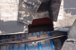 漢中門大街嵩佳煙酒房頂漏水