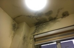 如家公寓客房天花板墙壁漏水