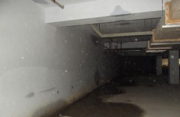 萧山区萧绍路车管所地下车库 多处地面和顶部漏水