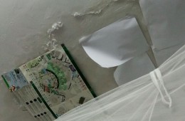 江干區(qū)城管中隊宿舍 天花板涂料掉皮，墻面發(fā)霉