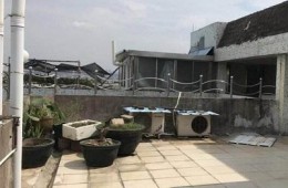 鄭州金水區(qū)惠民小區(qū) 屋頂露臺(tái)滲水