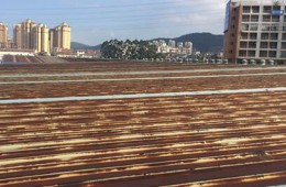 麗都家具建材超市屋頂除銹防腐