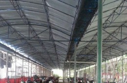 臨澧縣消防大隊球場改造、車棚翻新、墻面修補及防水維修