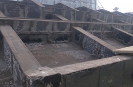 南京體育學院體育館樓頂防水鋪貼翻新